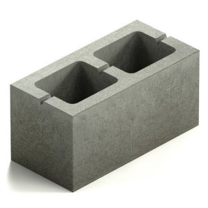 Блок бетонный двухпустотный Steingot М50 390х190х188 мм