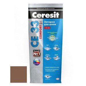 Затирка для узких швов Ceresit СЕ33 Comfort Сиена 2 кг